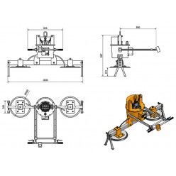 AMVL1000-2 Mechanical Vacuum Lifter