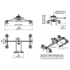 AMVL600-4 Mechanical Vacuum Lifter