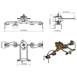 AMVL600-4 Mechanical Vacuum Lifter (In-line)