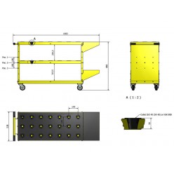 CNC Tooling Cart 42