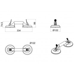Double Suction Cup