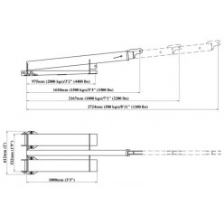 Forklift Jib FB1-2720