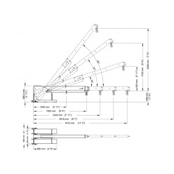 Pivot Forklift Jib PFB2-3450