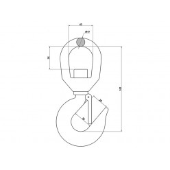 Swivel Hook 3.0t (Alloy Steel)