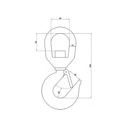 Swivel Hook 7t (Alloy Steel)