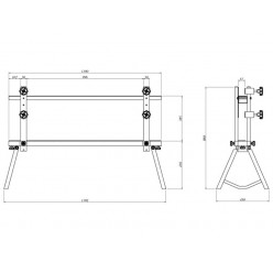 Vertical Polishing Frame 1300